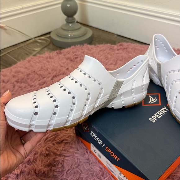 Sperry Sport Water Strider White Slip-On Shoes - Picture 2 of 5